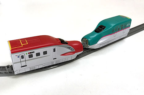 鉄道グッズ プルプラ　はやぶさ＋こまちコンプリートセット